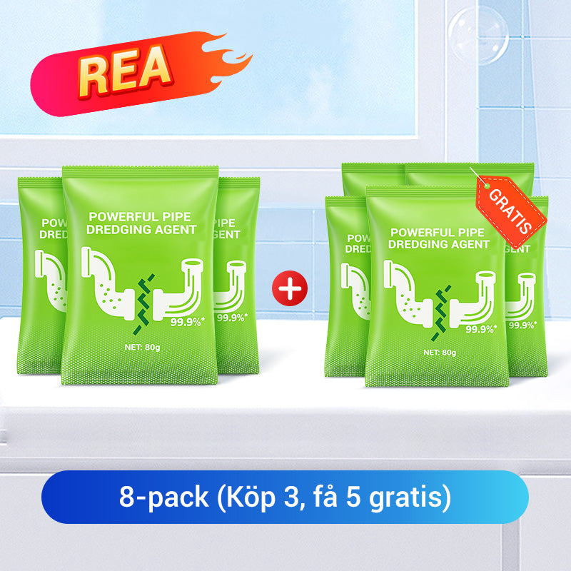 đ KĂP 1 FĂ
R 1 GRATIS! đ„ DrĂ€neringsrengöringspulver - Kraftfull Rengöring & Luktar Gött, Perfekt för Avlopp och Avfallsrör âš