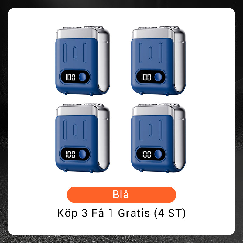 ⏰ Endast nu 49% rabatt!🔥Ny uppgradering🔥Bärbar Mini Roterande Elektrisk Rakapparat för Män