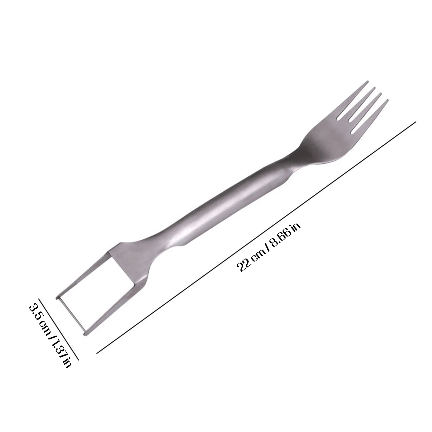 đ„2-i-1 fruktskĂ€rare i rostfritt stĂ„l