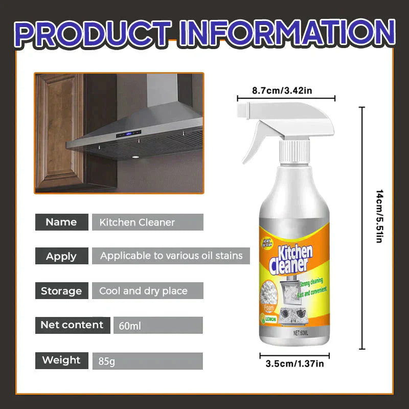 Kitchen Artifact Promotion 2024 Kitchen Foam Cleaner