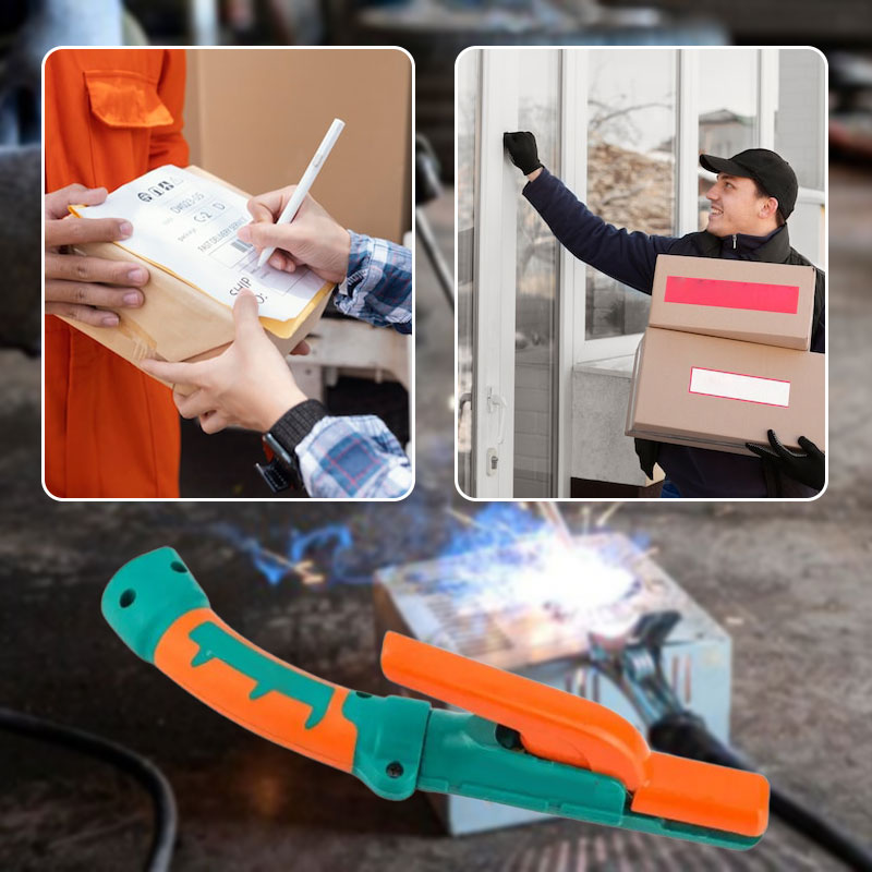 800A Svetselektrod Hållare med Böjd Handtag