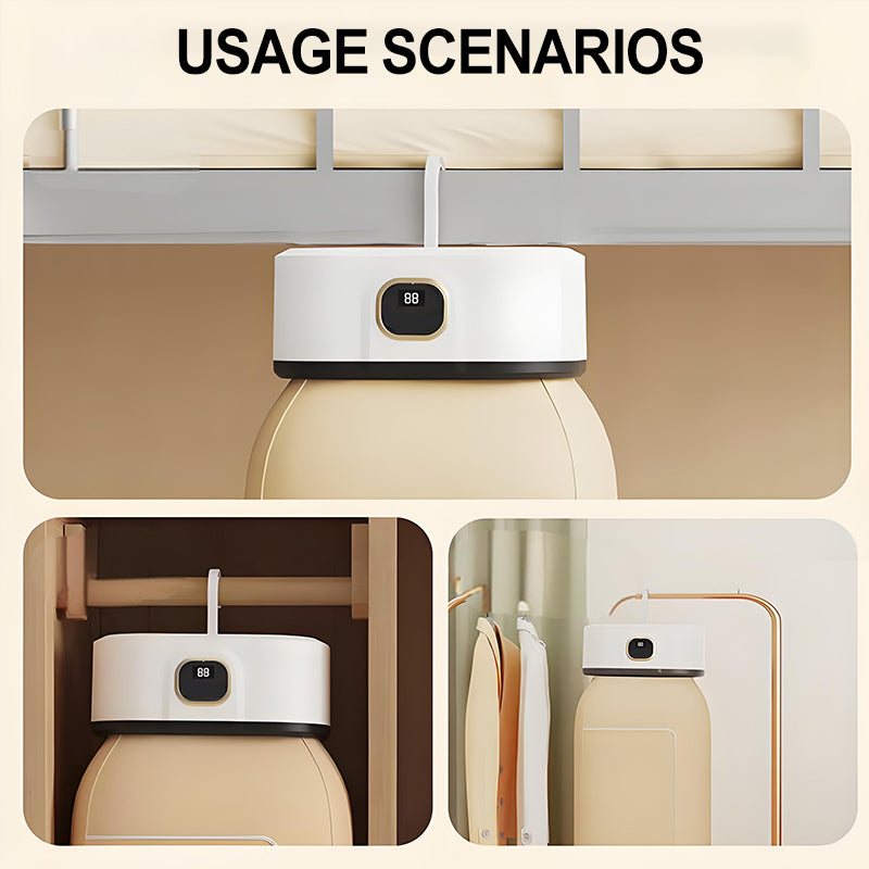 Bärbar hopfällbar minitork