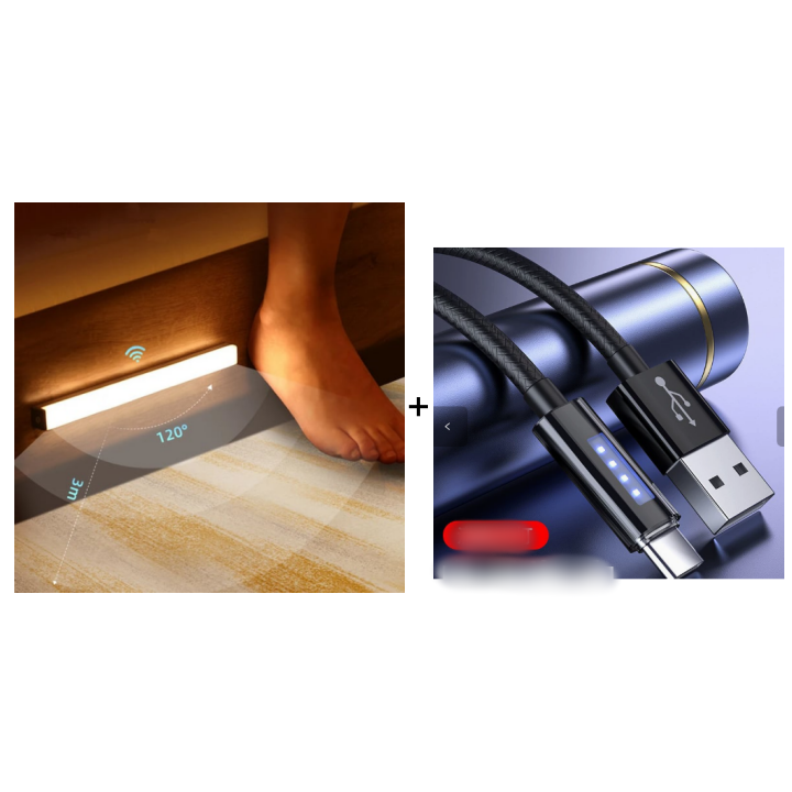 đ„âłSista dagen specialerbjudande â 49 %đ„ rabattđĄPunch-fri smart sensor magnetisk uppladdningsbar LED-belysning Lights