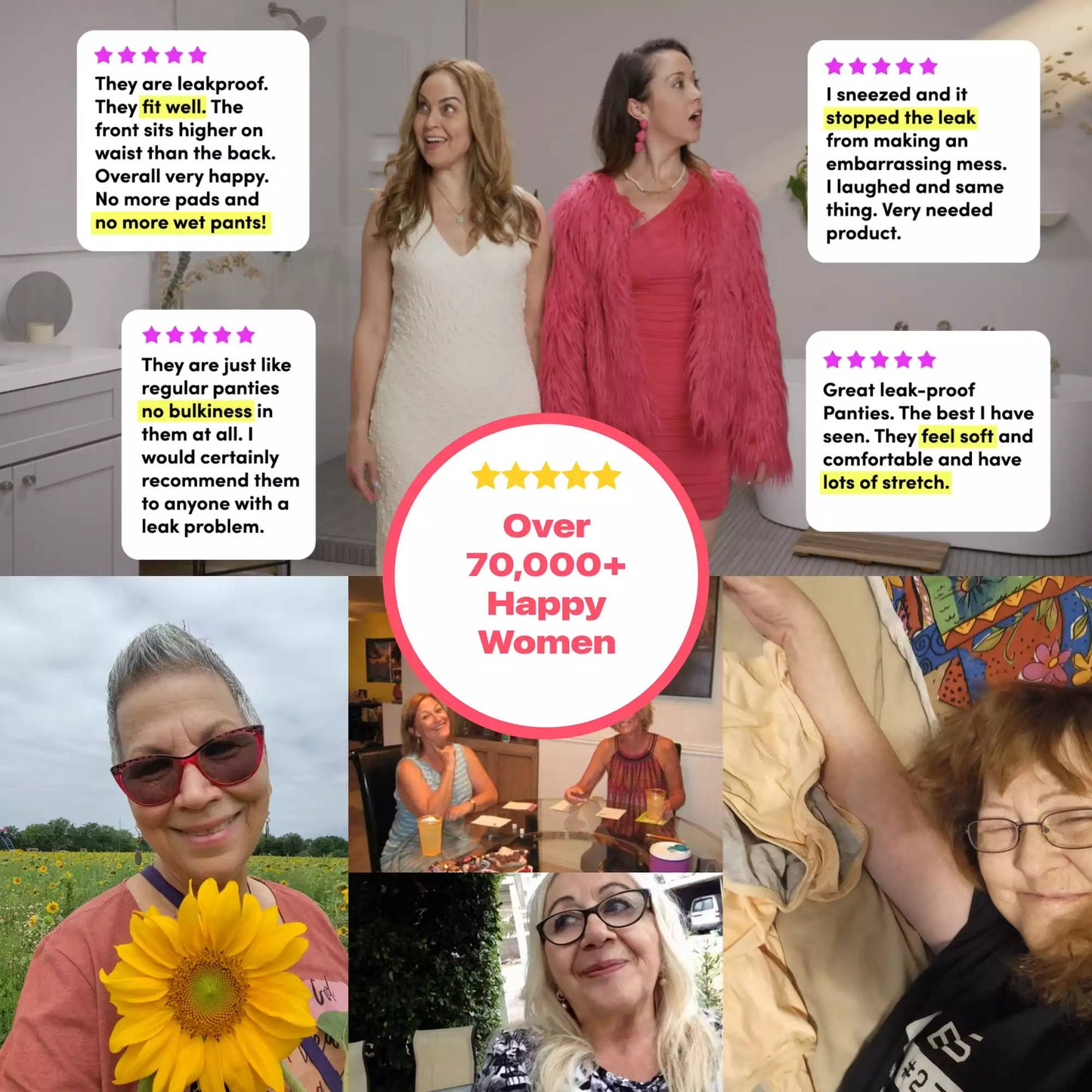 ⏰ Endast nu 49% rabatt!🌸Het försäljning – köp 1 få 3🔥2026 Högmidjade läckagesäkra trosor