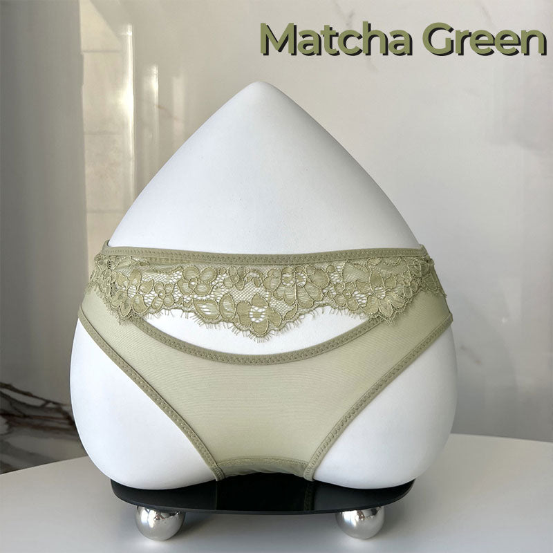 Pay1 Get 3(3 paketti)--- Vietteellinen pitsi kirjon pikkuhousut verkoissa naisille