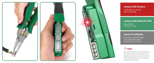 8 i 1 Wire Stripper Twister för kapning och dragning av kablar