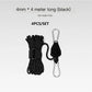 Bärbar Justerbar Fix Tält Hög styrka Snabb frigöring Remskiva Camping Rope (4 Pcs / Set)