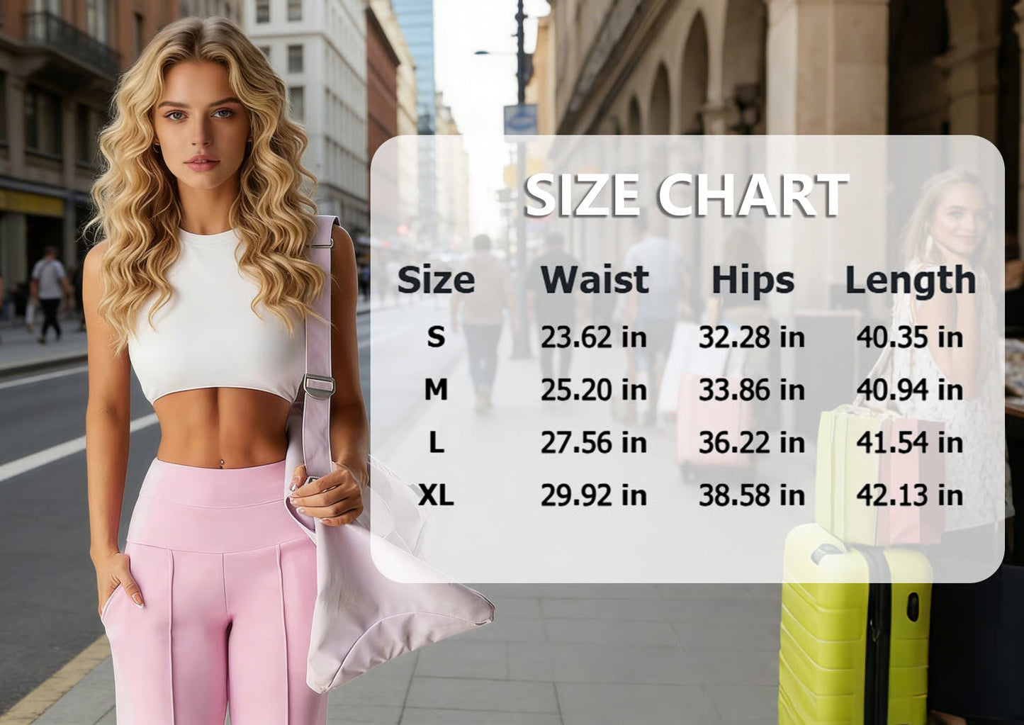 👖 49% RABATT! 💃 Dambyxor med Raka Ben – Enfärgade, Lösa & Bekväma – Perfekt för Vardag och Kontor 👜