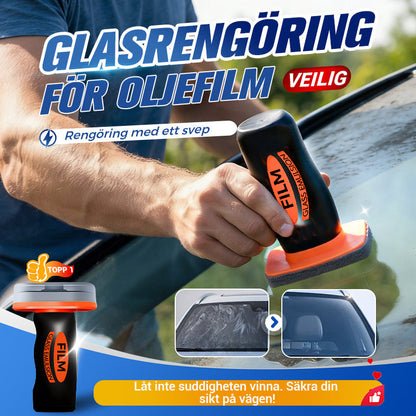 🔥Het rea 49% RABATT!!⚡50 000+ SÅLDA!🔥2026 Handhållen oljefilmsborttagare för glas