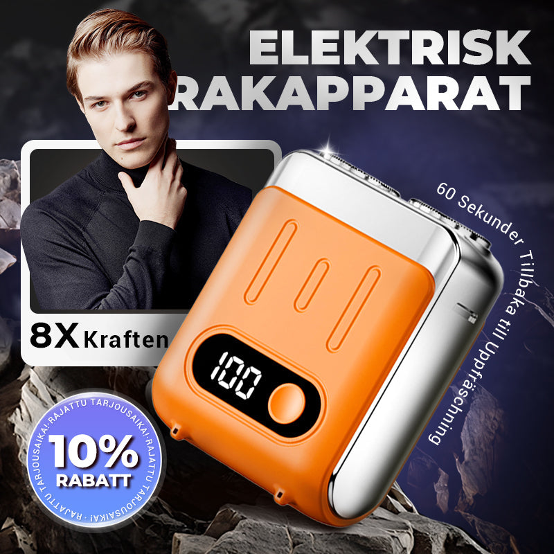 ⏰ Endast nu 49% rabatt!🔥Ny uppgradering🔥Bärbar Mini Roterande Elektrisk Rakapparat för Män