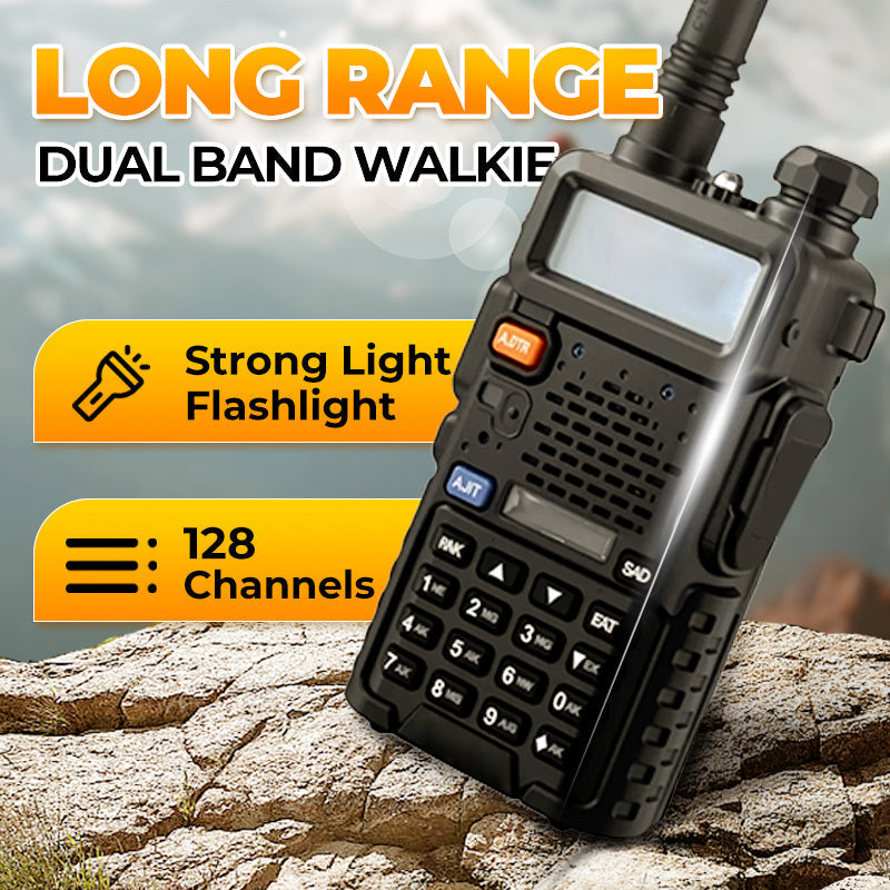 ⏰ Endast nu 49% rabatt!🔥📡 UV-5R Hamradio Långdistans UV5R Two-Way Radio Dualband Walkie-Talkie