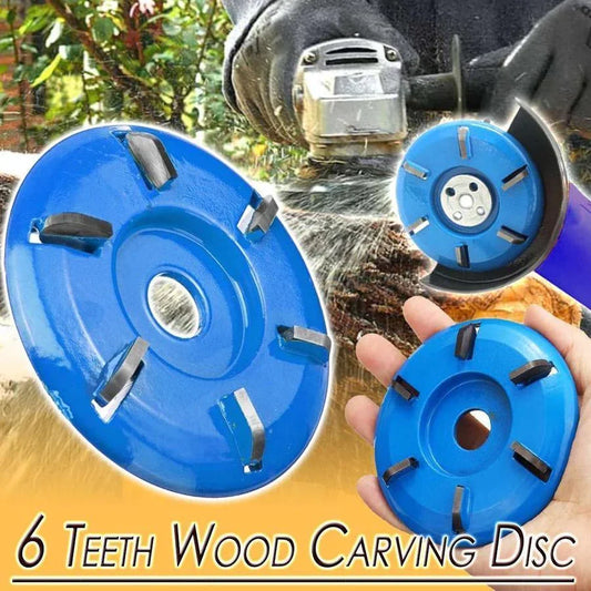 ( 🎁 Jul Pre Sale-30% OFF) 6 tänder trä Carving Disc