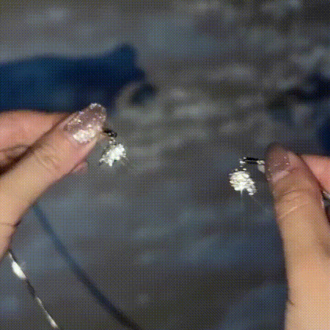 Collana di Amore Magnetica Multi-Strato Snake Gamba di Aspirazione con i Diamanti Collana di Amore Collana