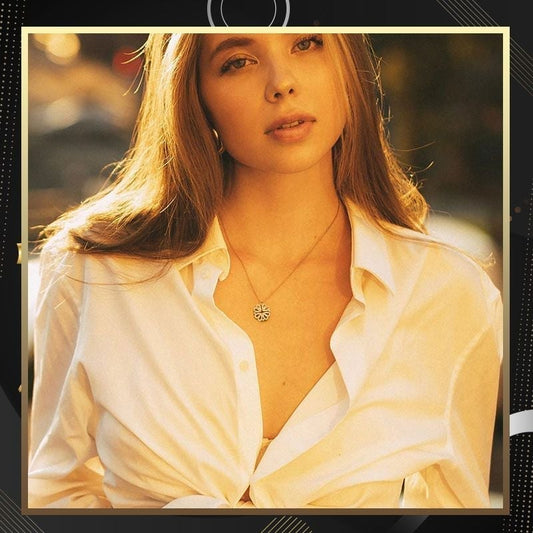 🎁Bästa julklappen🎁 Lyckobringande fyrklöver & hjärtformat halsband