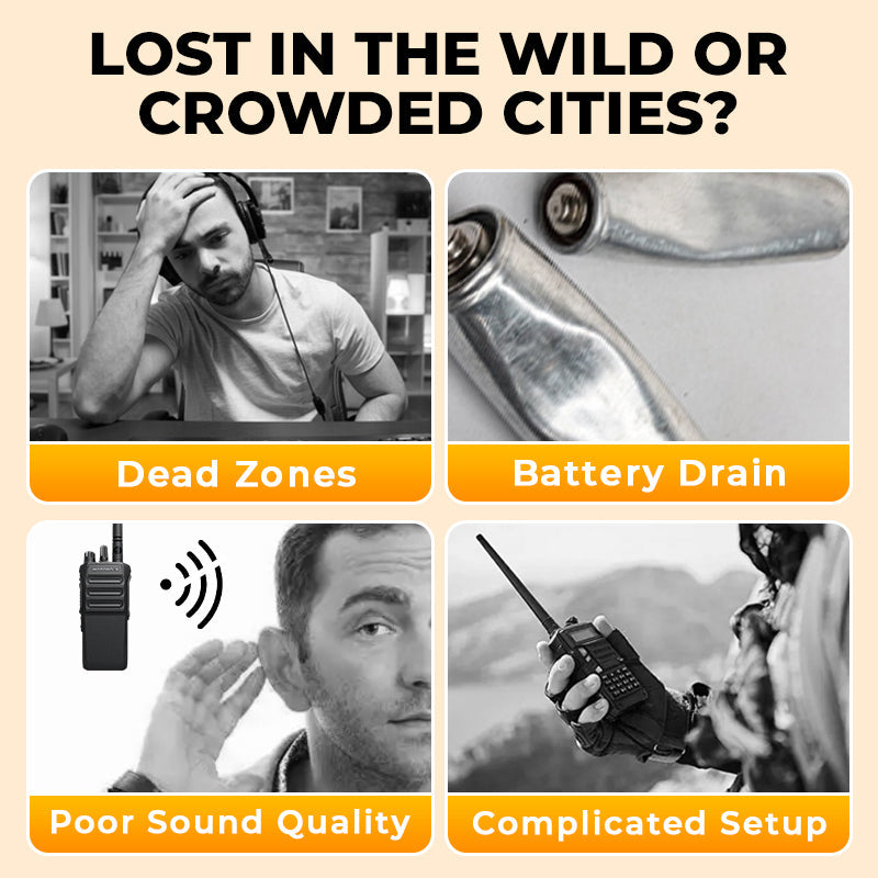 ⏰ Endast nu 49% rabatt!🔥📡 UV-5R Hamradio Långdistans UV5R Two-Way Radio Dualband Walkie-Talkie