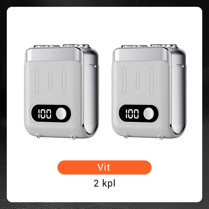 ⏰ Endast nu 49% rabatt!🔥Ny uppgradering🔥Bärbar Mini Roterande Elektrisk Rakapparat för Män