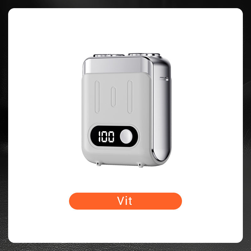 ⏰ Endast nu 49% rabatt!🔥Ny uppgradering🔥Bärbar Mini Roterande Elektrisk Rakapparat för Män