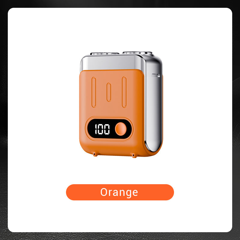 ⏰ Endast nu 49% rabatt!🔥Ny uppgradering🔥Bärbar Mini Roterande Elektrisk Rakapparat för Män
