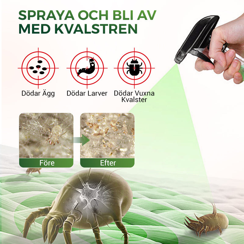 ⏰ Endast nu 49% rabatt!🔥 Kraftfull spray för borttagning av kvalster