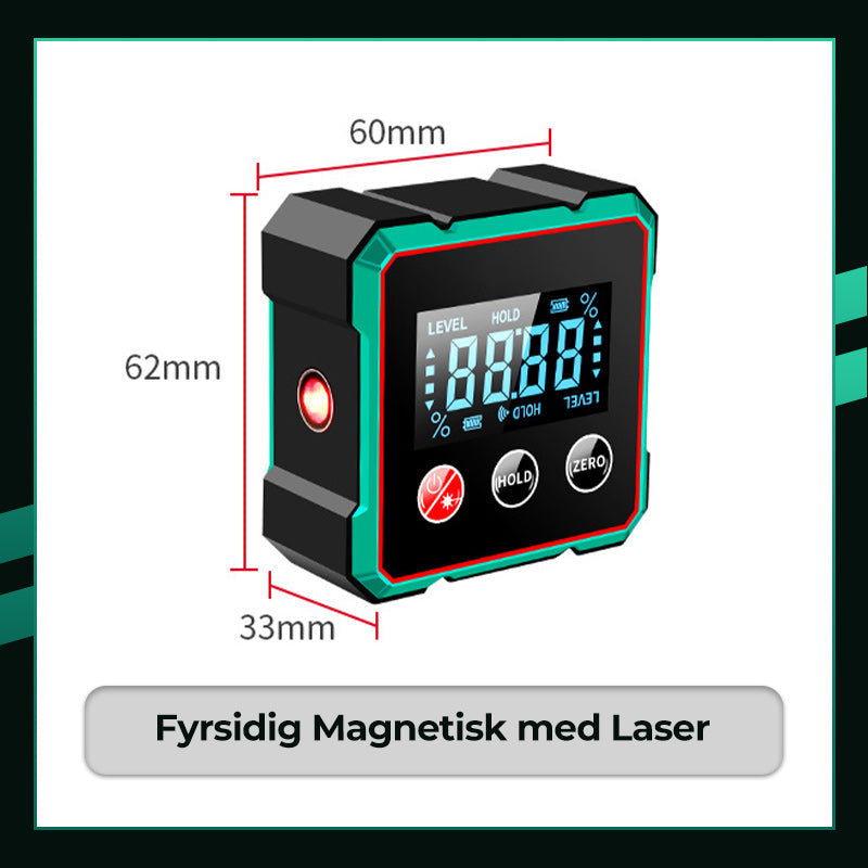 ⏰ Endast nu 49% rabatt!🔥Magnetisk digital vinkelmätare med elektronisk laser