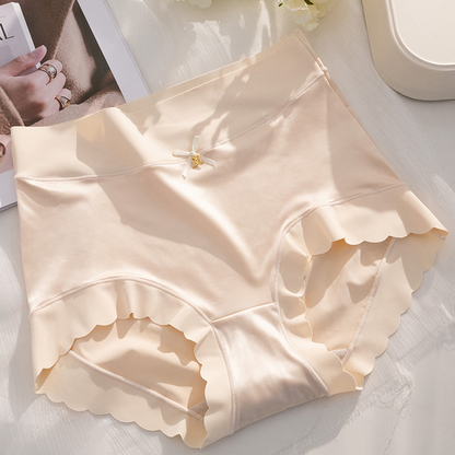 KÖP 2 FÅ 1(3paket) Satin Ice Silk Sömlös formande trosa