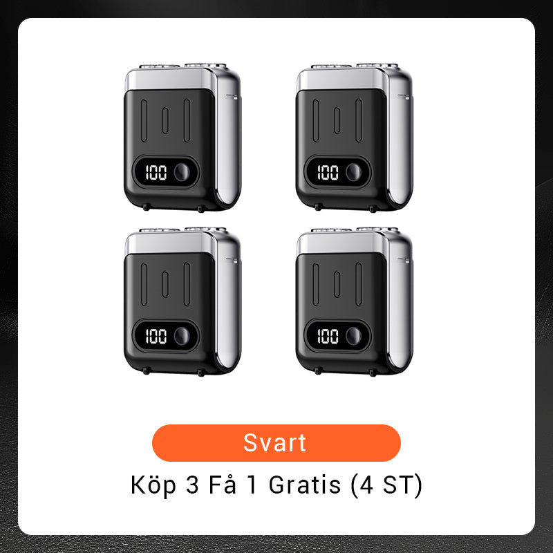 ⏰ Endast nu 49% rabatt!🔥Ny uppgradering🔥Bärbar Mini Roterande Elektrisk Rakapparat för Män