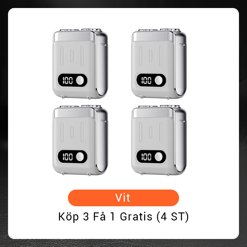 ⏰ Endast nu 49% rabatt!🔥Ny uppgradering🔥Bärbar Mini Roterande Elektrisk Rakapparat för Män