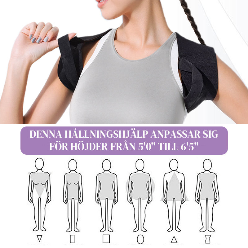 ⏰ Endast nu 49% rabatt!✨Universell Hållningskorrigerare – Din Osynliga Ryggstöd