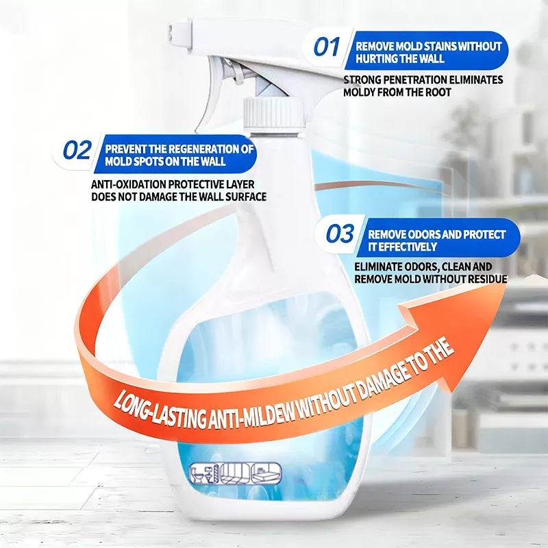 🔥 Hetförsäljning 2026 🔥 Mycket effektiv spray mot mögel - Förhindrar återväxt av mögel