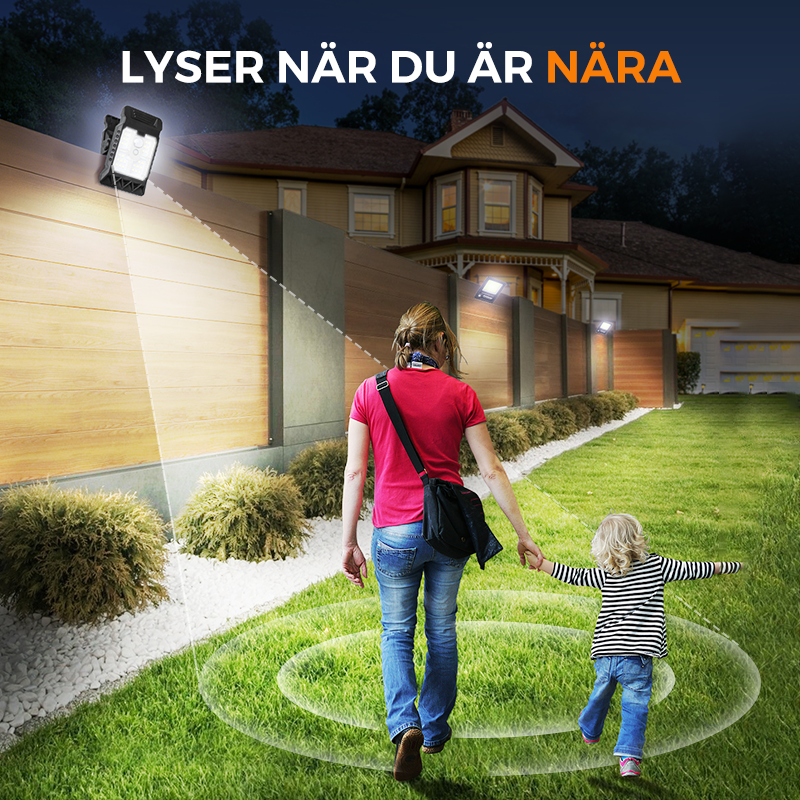 ⏰ Endast nu 49% rabatt!🌿Solcellslampa med rörelsesensor – Köp 2 nu, få 1 gratis! Perfekt för trädgården, balkongen och terrassen! 🏡