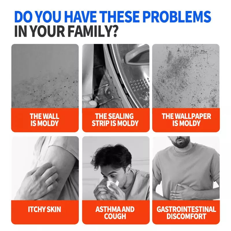 🔥 Hetförsäljning 2026 🔥 Mycket effektiv spray mot mögel - Förhindrar återväxt av mögel