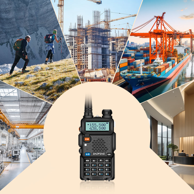 ⏰ Endast nu 49% rabatt!🔥📡 UV-5R Hamradio Långdistans UV5R Two-Way Radio Dualband Walkie-Talkie