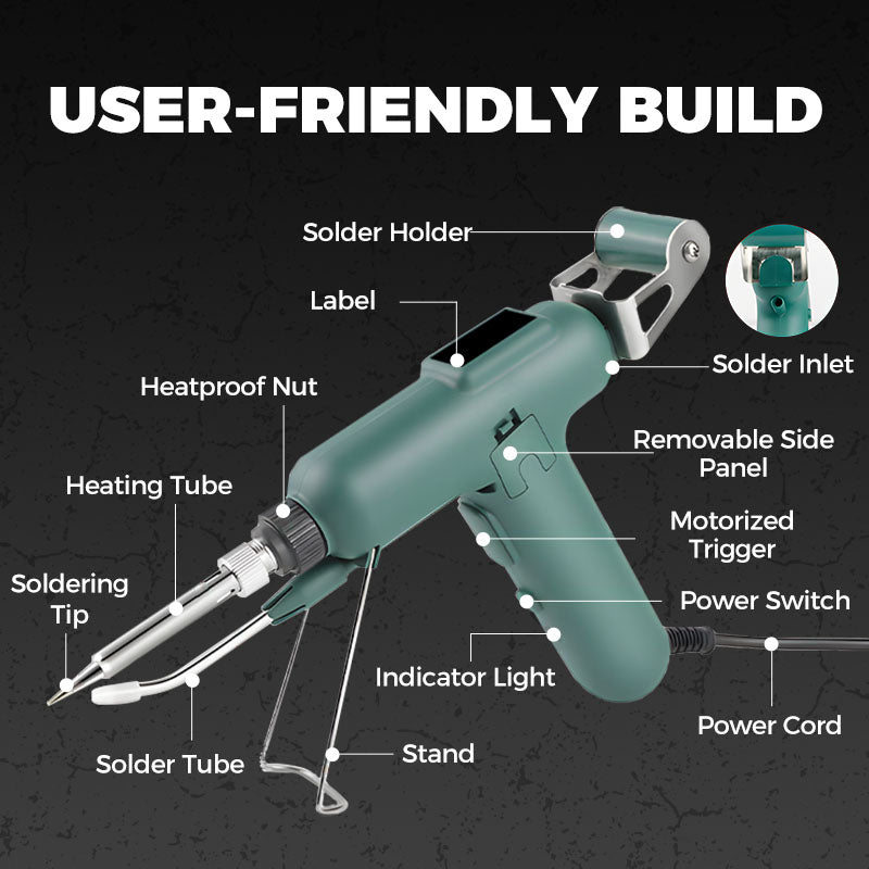 ⏰ Endast nu 49% rabatt!⌛ Högeffektivt 80 W elektriskt lödkolv (med lödtråd i rostfritt stål)