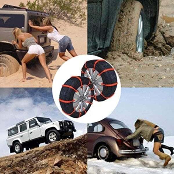 HUOLIEN REA - 49% alennusUudelleenkäytettävät anti lumiketjut