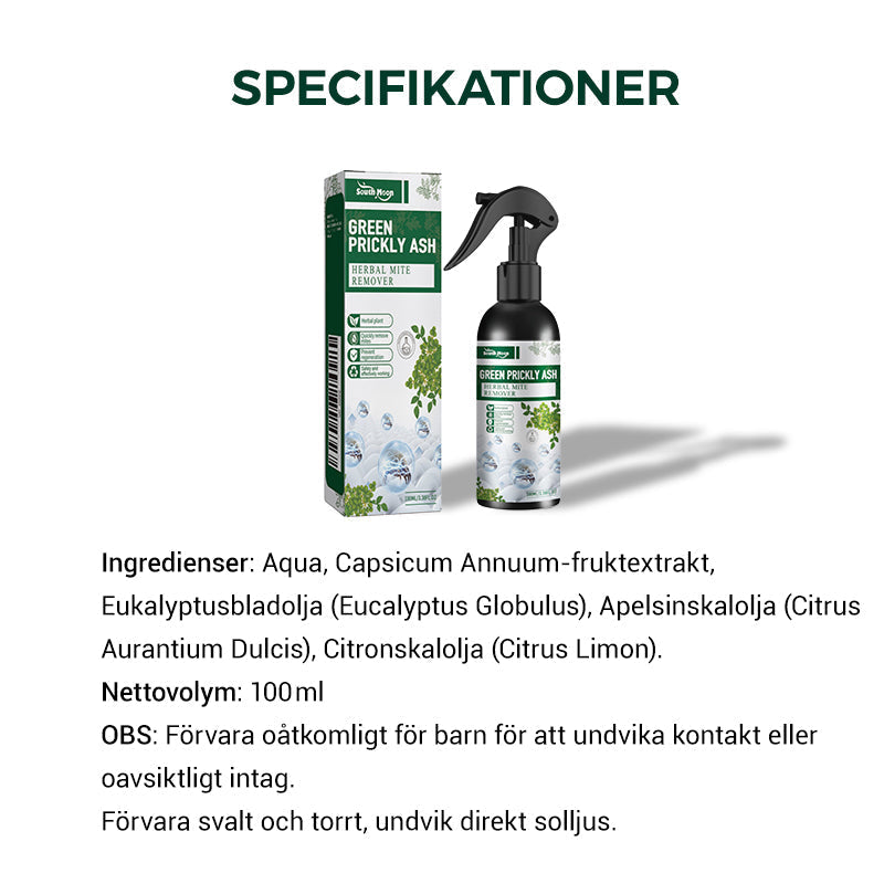 ⏰ Endast nu 49% rabatt!🔥 Kraftfull spray för borttagning av kvalster