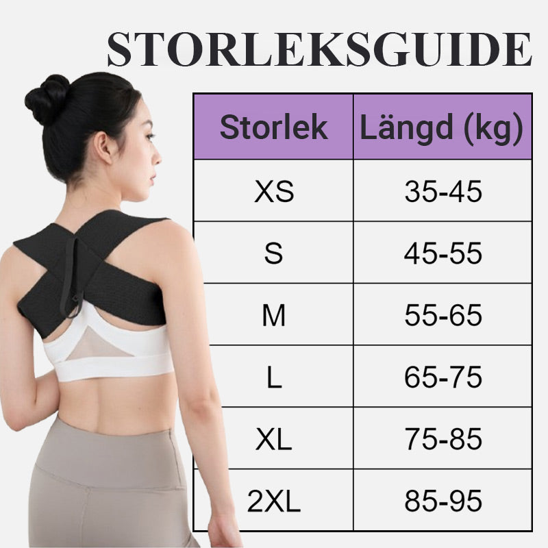 ⏰ Endast nu 49% rabatt!✨Universell Hållningskorrigerare – Din Osynliga Ryggstöd