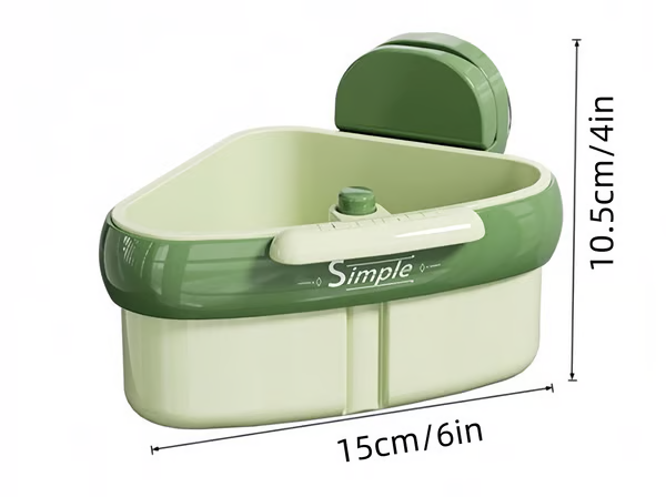 Sugkoppshållare för hörn i diskbänken