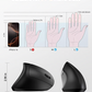 Wireless USB Rechargeable Ergonomic Vertical Optical Mouse
