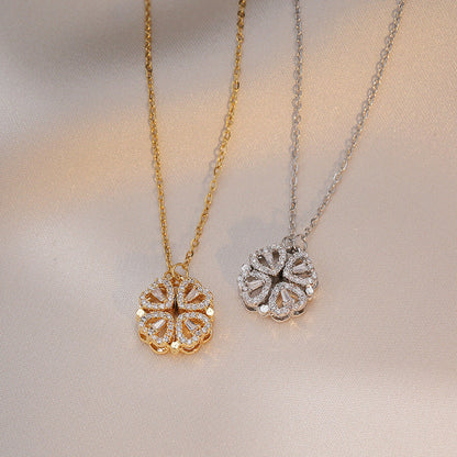 Fyrbladigt Halsband I Hjärtform