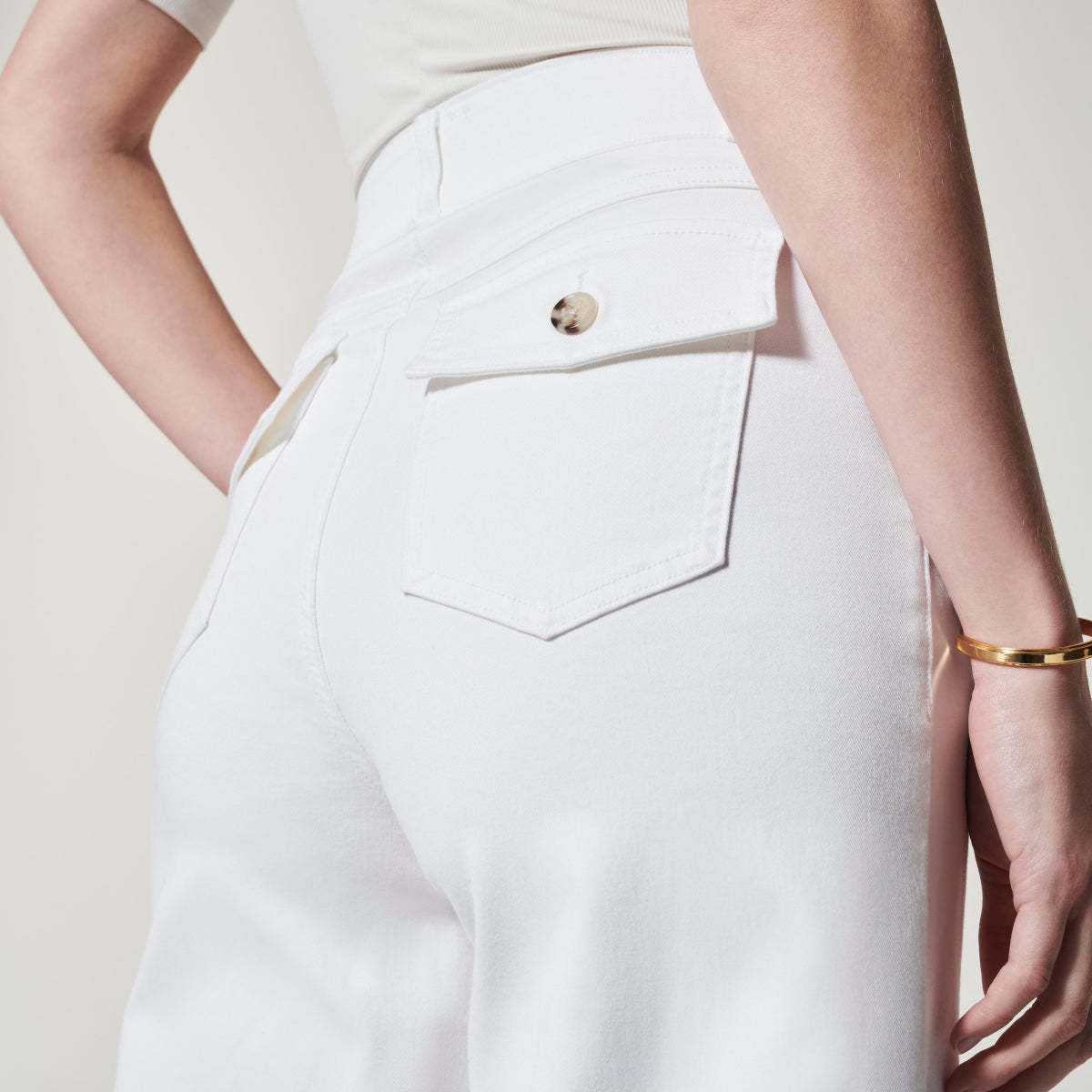 🔥2025 HOT SALE🥰Stretch Twill Cropped Wide Leg Pants