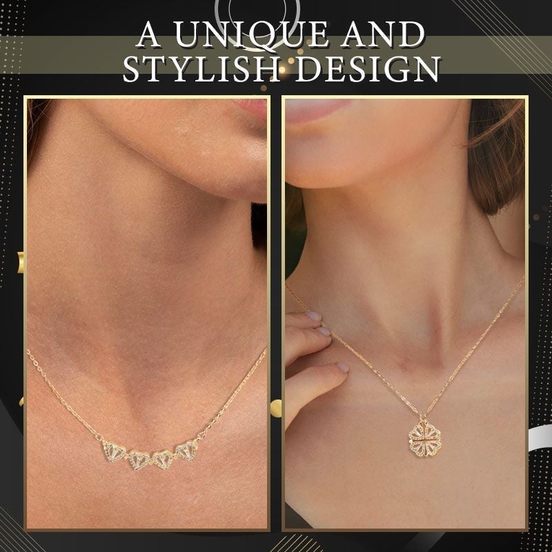 Fyrbladigt Halsband I Hjärtform