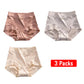 KÖP 2 FÅ 1(3paket) Satin Ice Silk Sömlös formande trosa