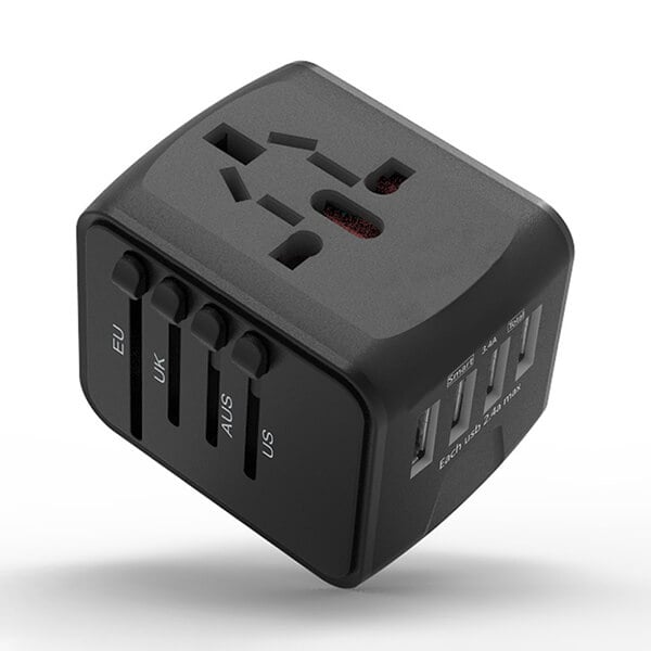 Universal 100V-220V adaptador de viaje inteligente convertidor de voltaje