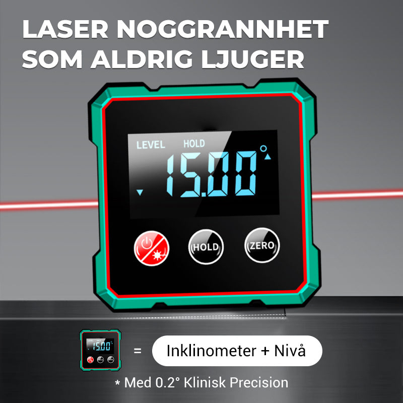 ⏰ Endast nu 49% rabatt!🔥Magnetisk digital vinkelmätare med elektronisk laser