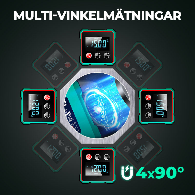 ⏰ Endast nu 49% rabatt!🔥Magnetisk digital vinkelmätare med elektronisk laser