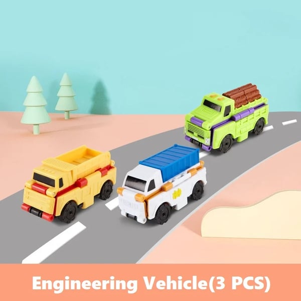 Anti-Reverse bil leksaksset (3 PCS)