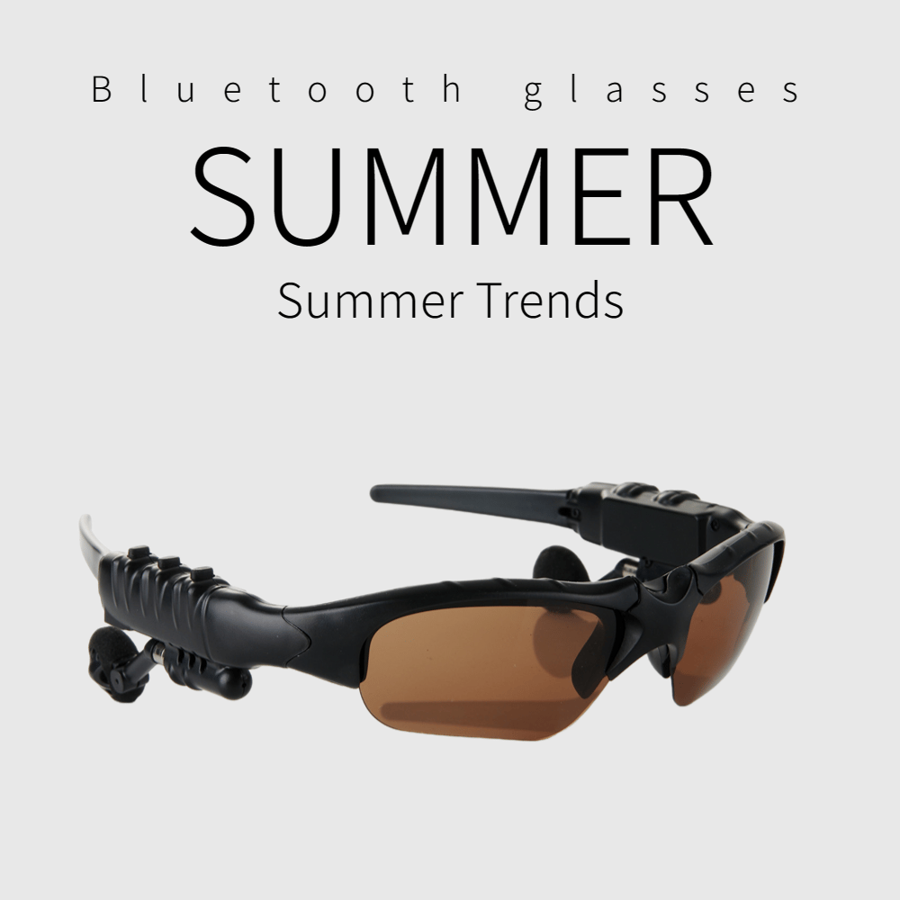 🕶️ 49% RABATT! 📲 Bluetooth Sportsolglasögon – Uppfällbar Solskyddslins, Justerbar & Vattentät 🏃‍♂️