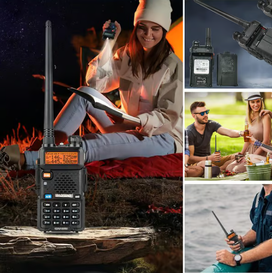 ⏰ Endast nu 49% rabatt!🔥📡 UV-5R Hamradio Långdistans UV5R Two-Way Radio Dualband Walkie-Talkie