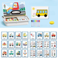 Magnetic Puzzles Face Dress Up Travel Game Double Side Preschool Educational Learning Toy for Kids