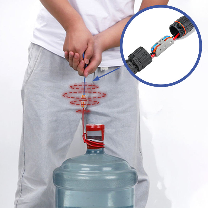 ⚡Vattentät elektrisk ledningskontakt utomhus (KÖP 10 FÅ 10 GRATIS)